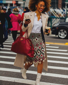 Street-style на Нью-йоркской неделе моды